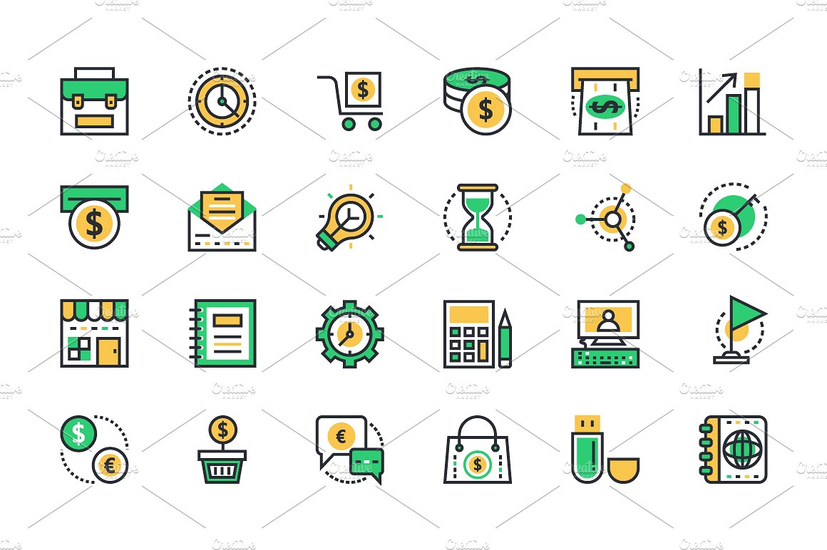 100 Business and Office Icons