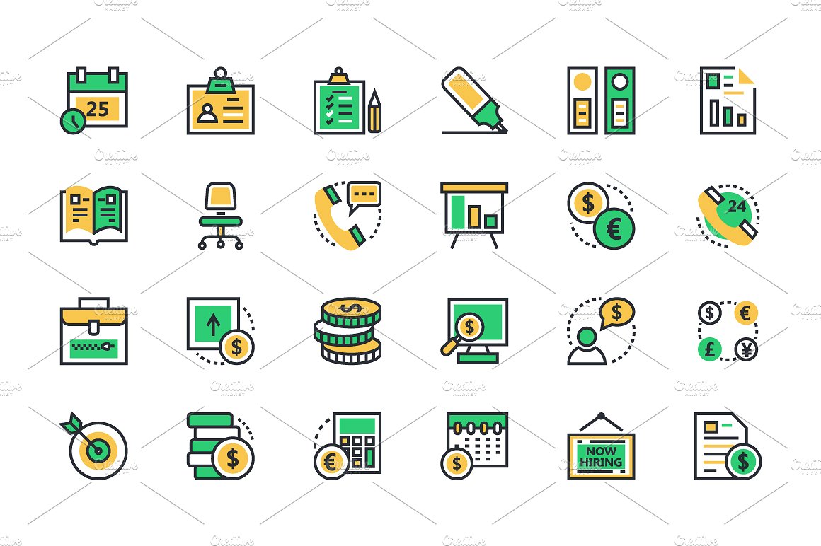 100 Business and Office Icons