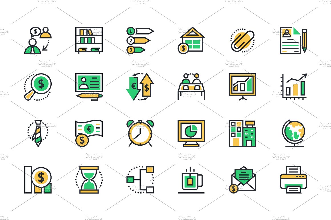 100 Business and Office Icons