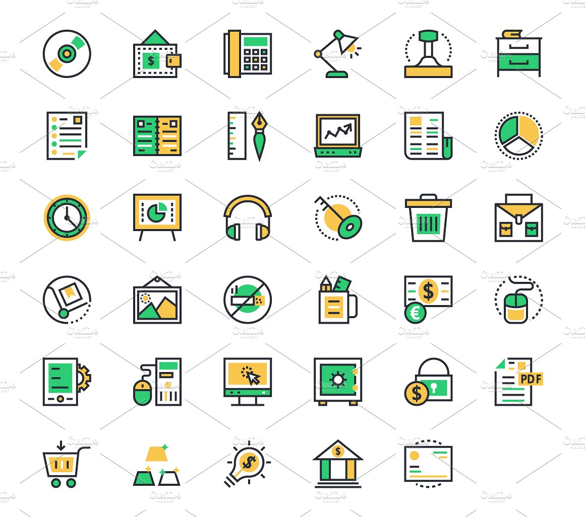 100 Business and Office Icons