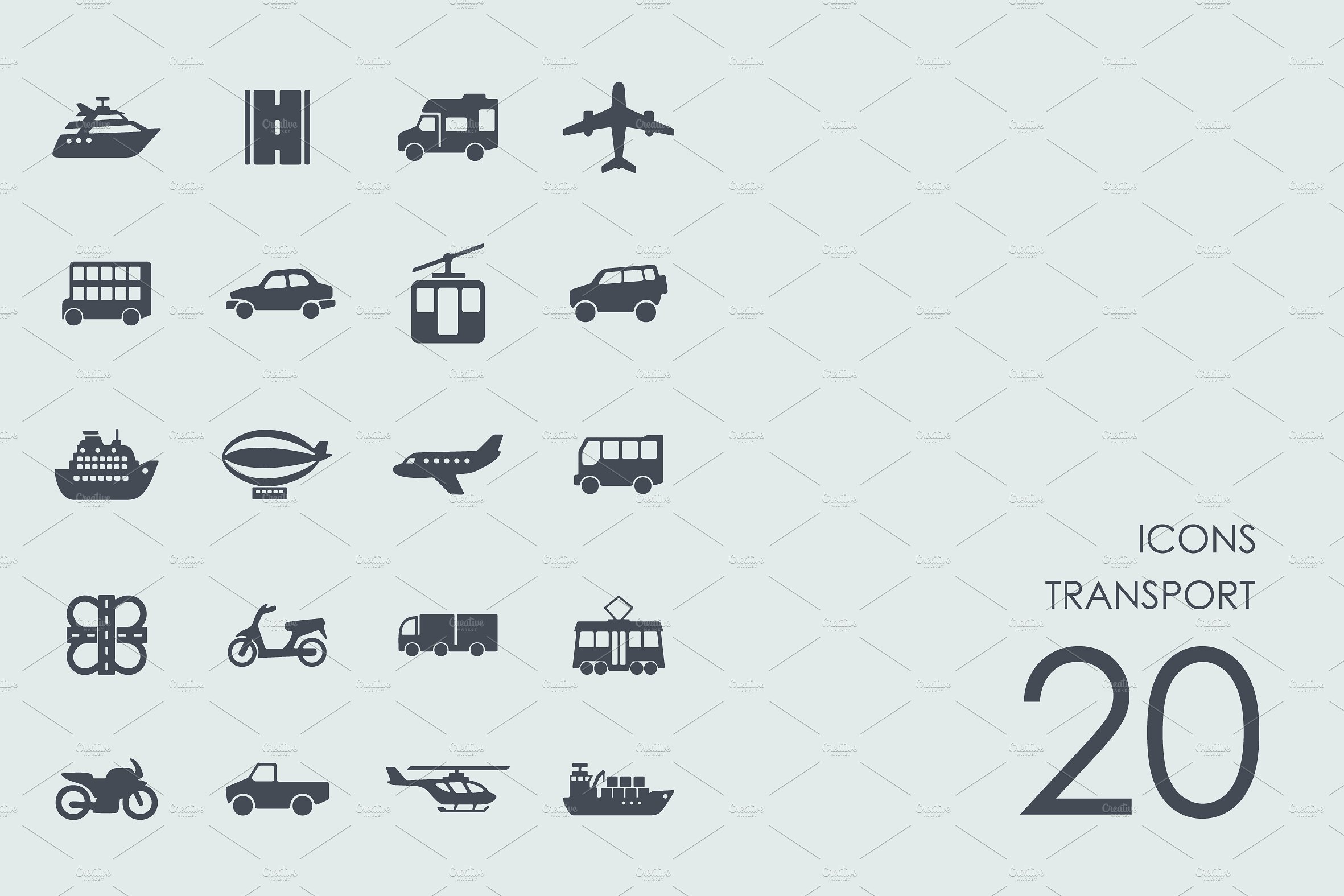 Transport icons