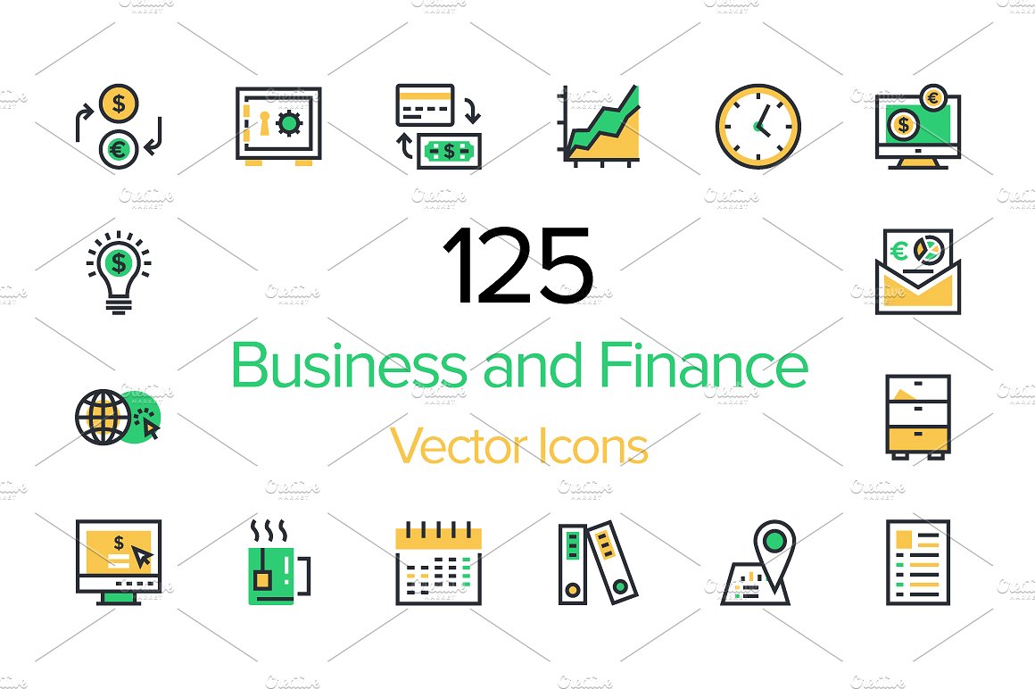 125 Business and Finance Icons