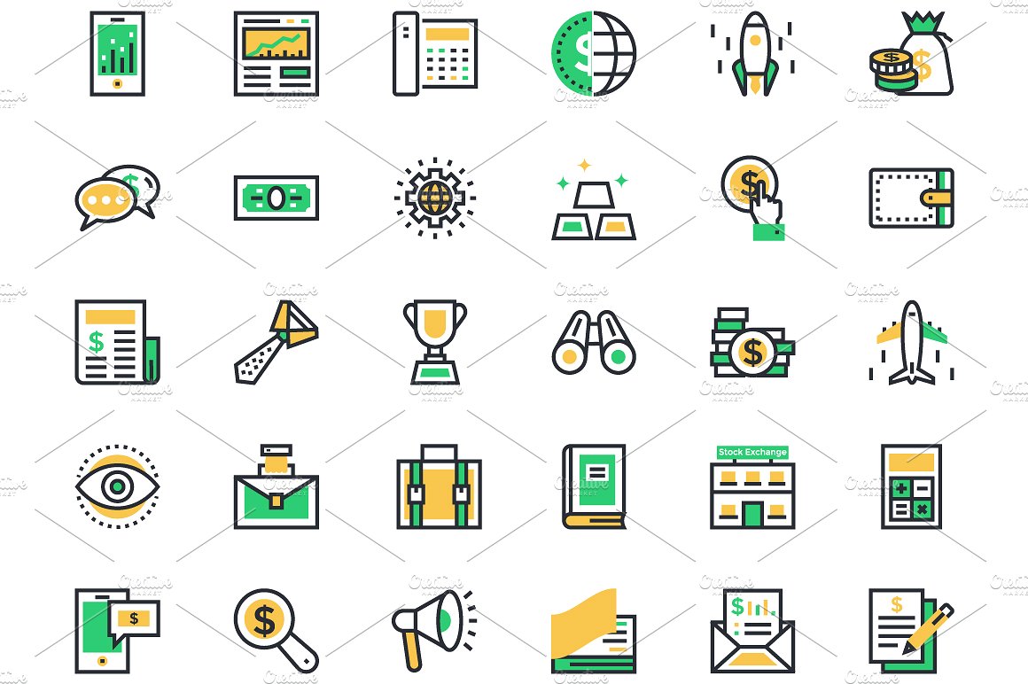 125 Business and Finance Icons