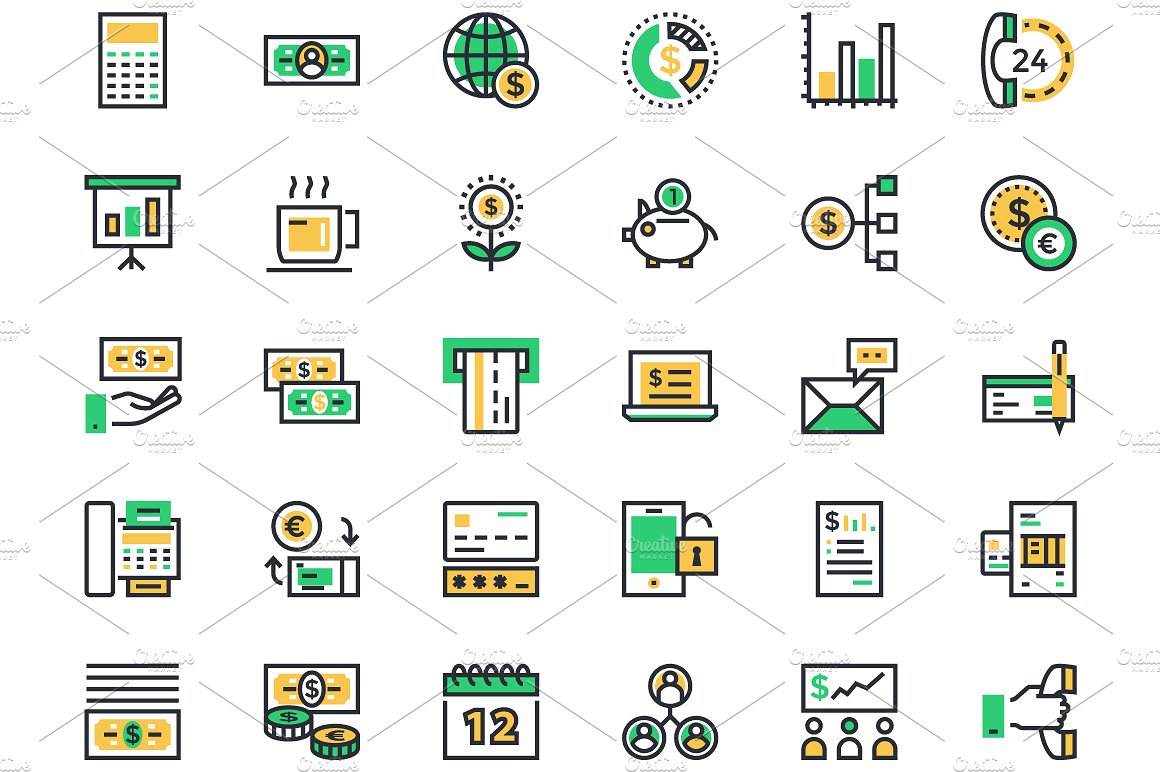 125 Business and Finance Icons