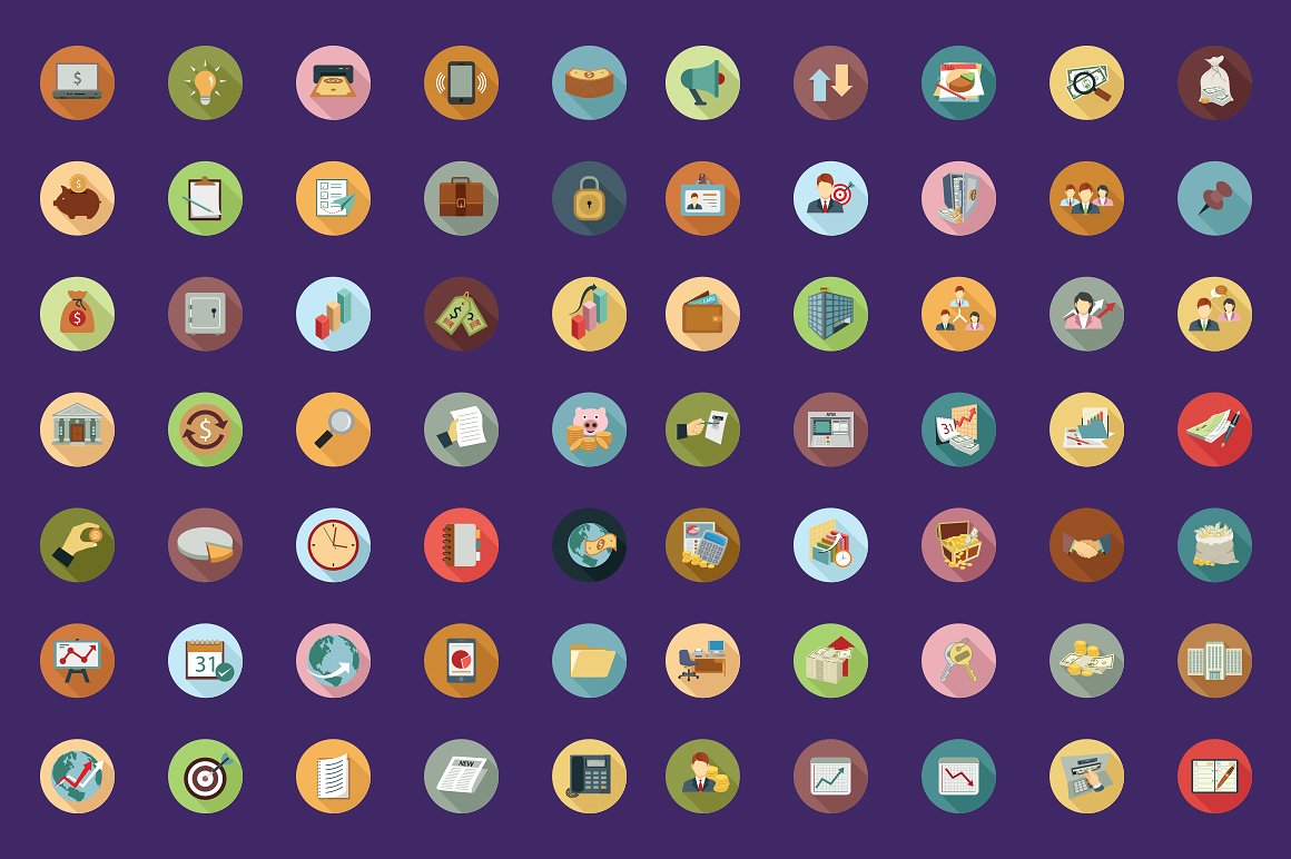 125 Financial Flat Color Icon