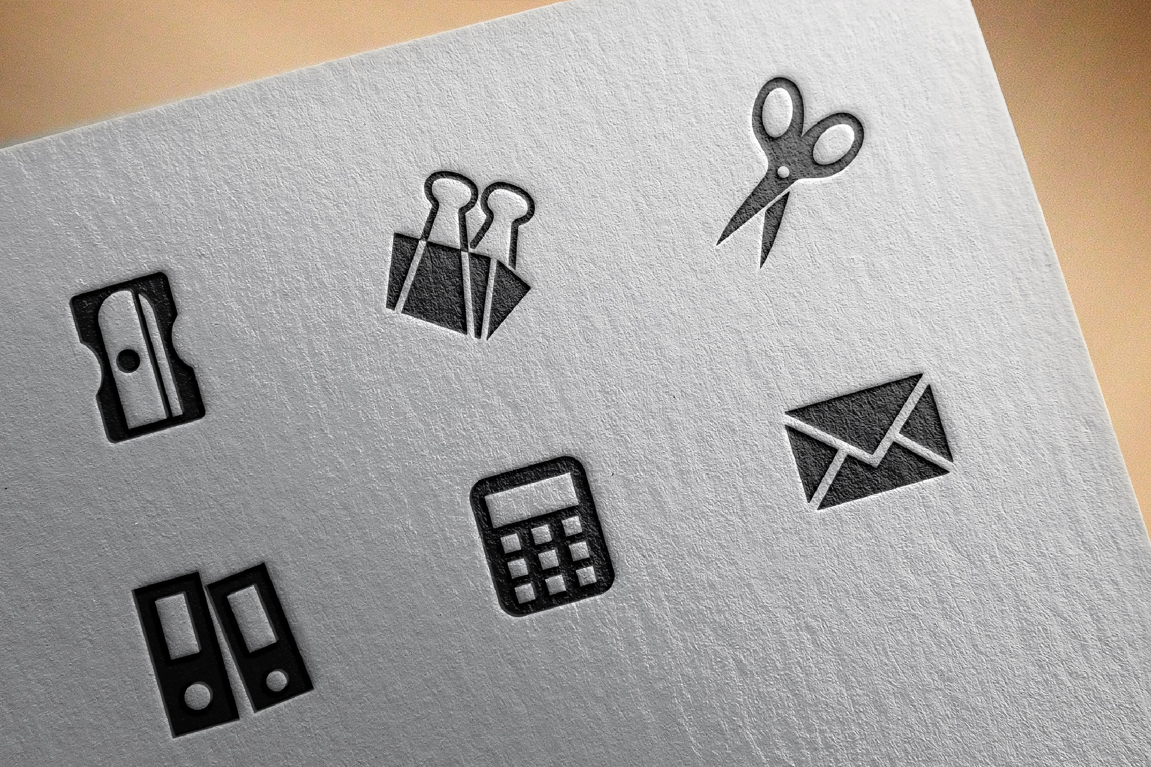 Stationery icons