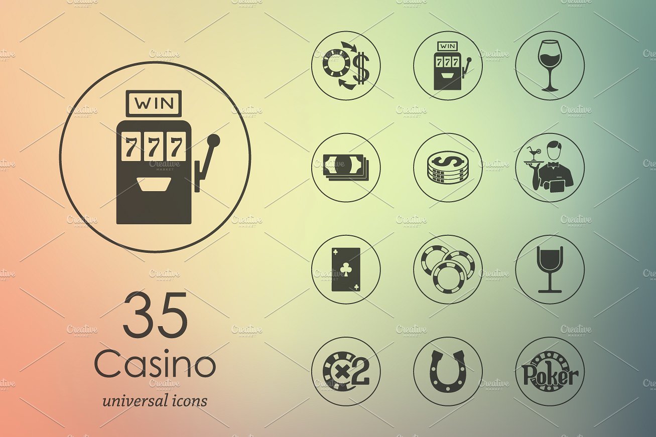 35 casino icons