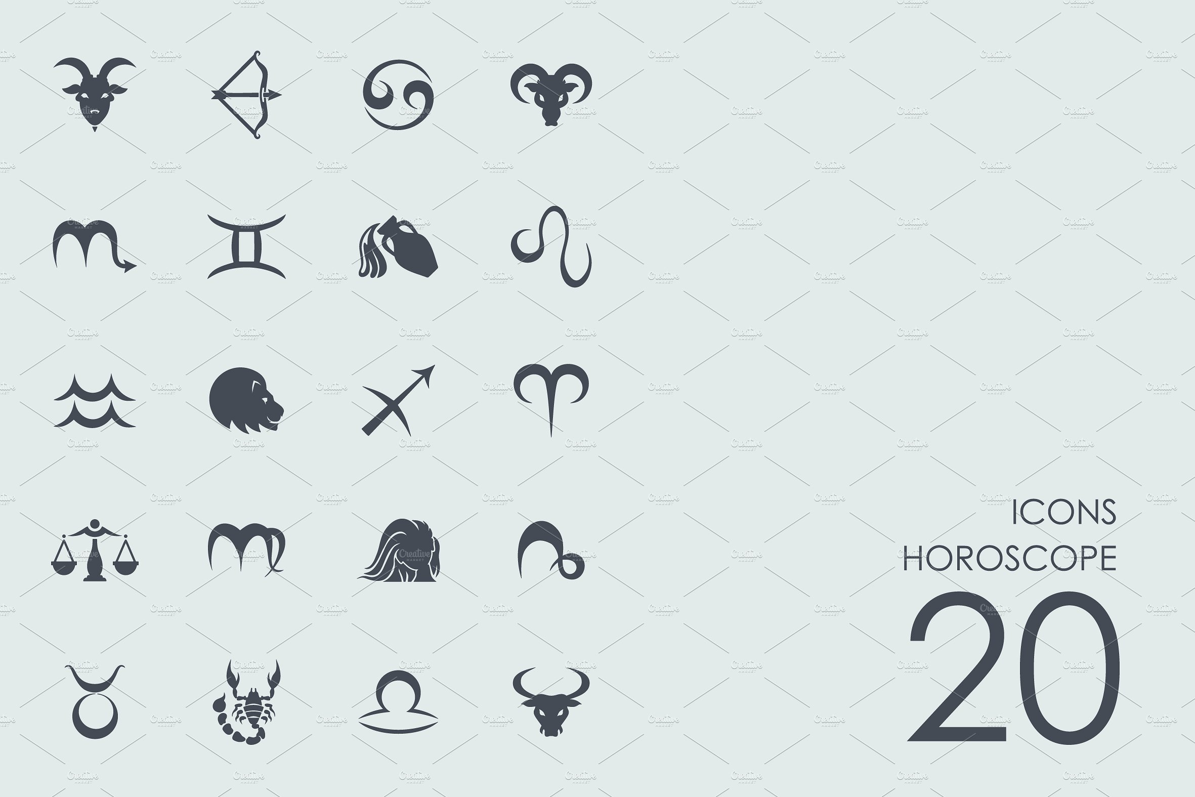 Horoscope icons