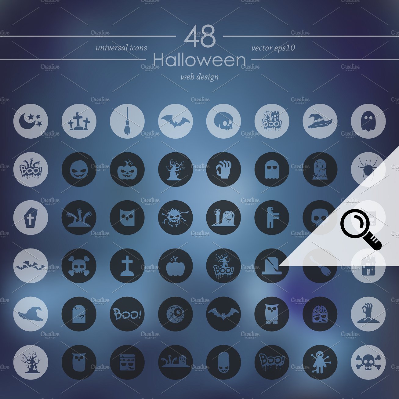 48 HALLOWEEN icons