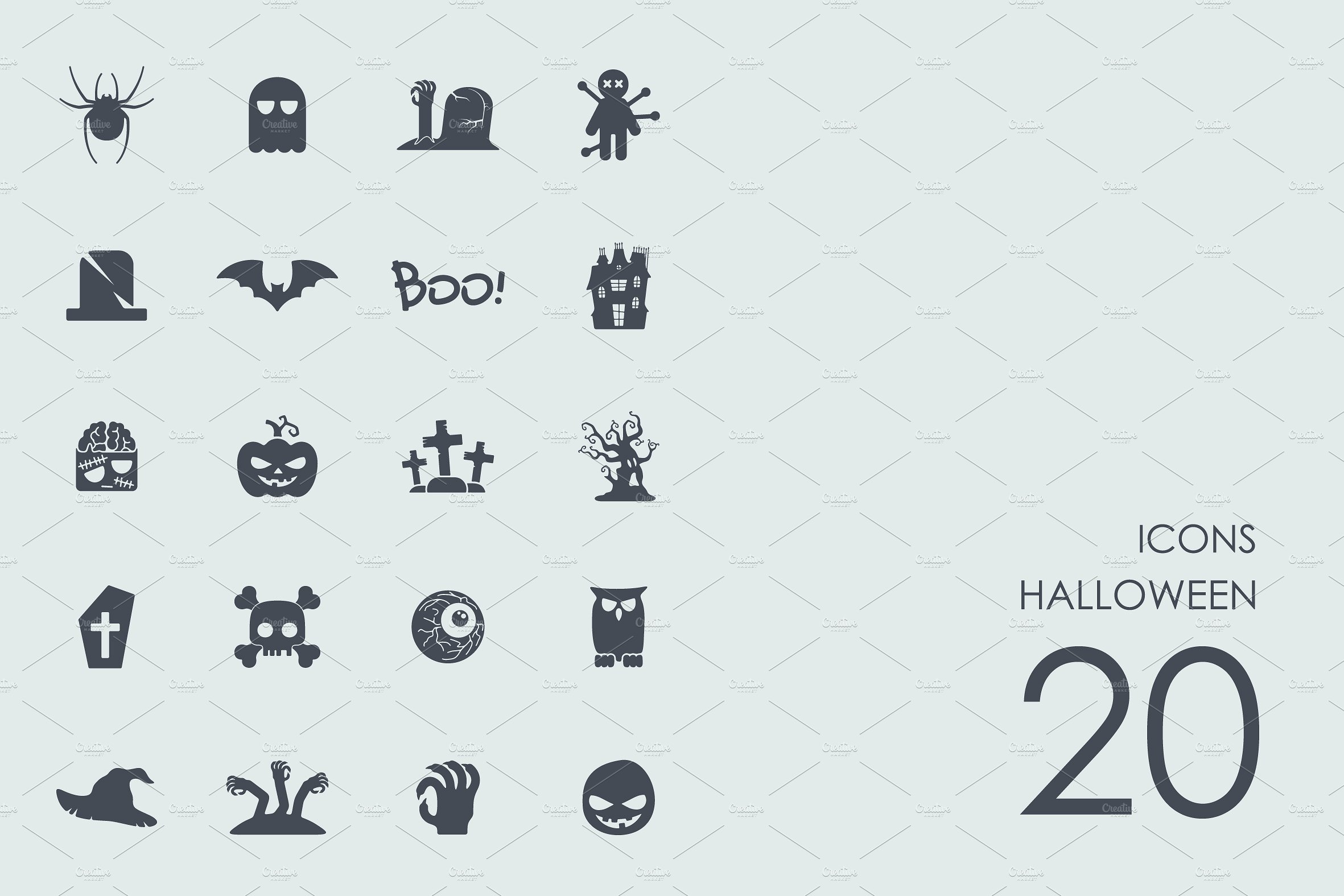 Halloween icons