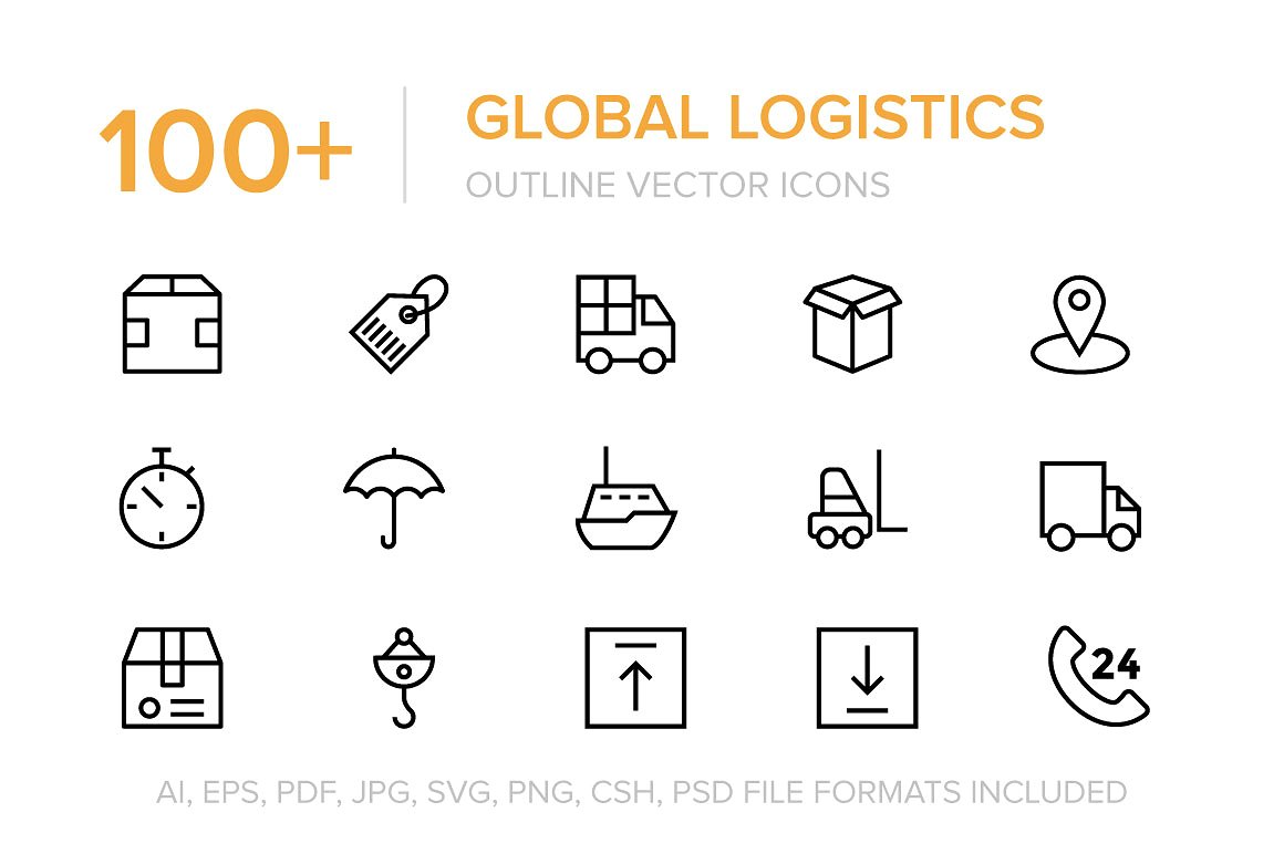 100 Global Logistics Vector I