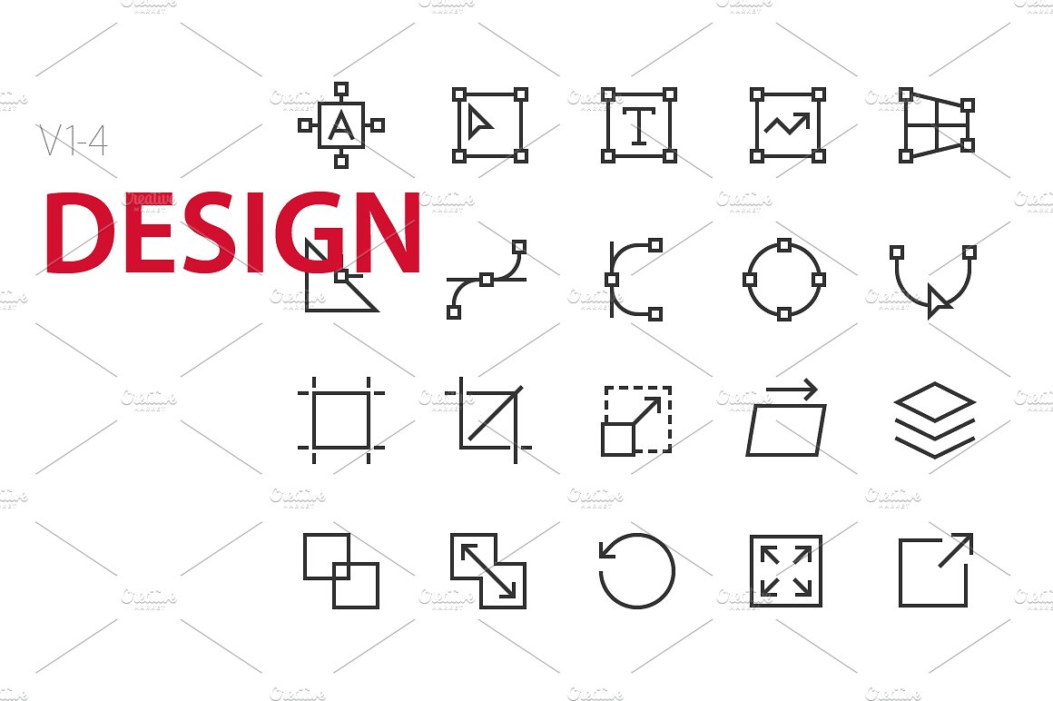 80 Design UI icons