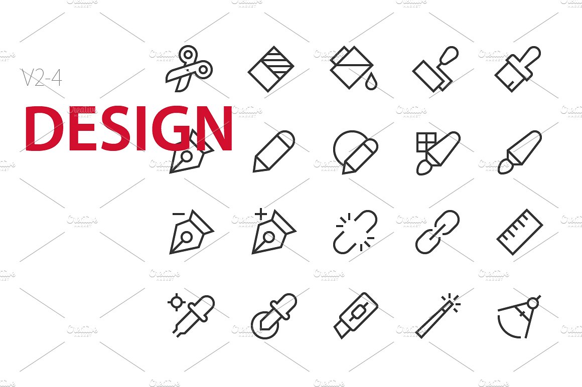 80 Design UI icons