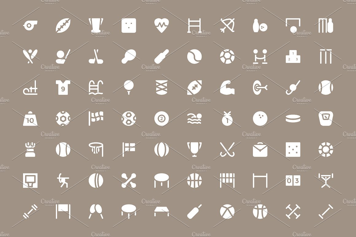 225 Sports Vector Icons