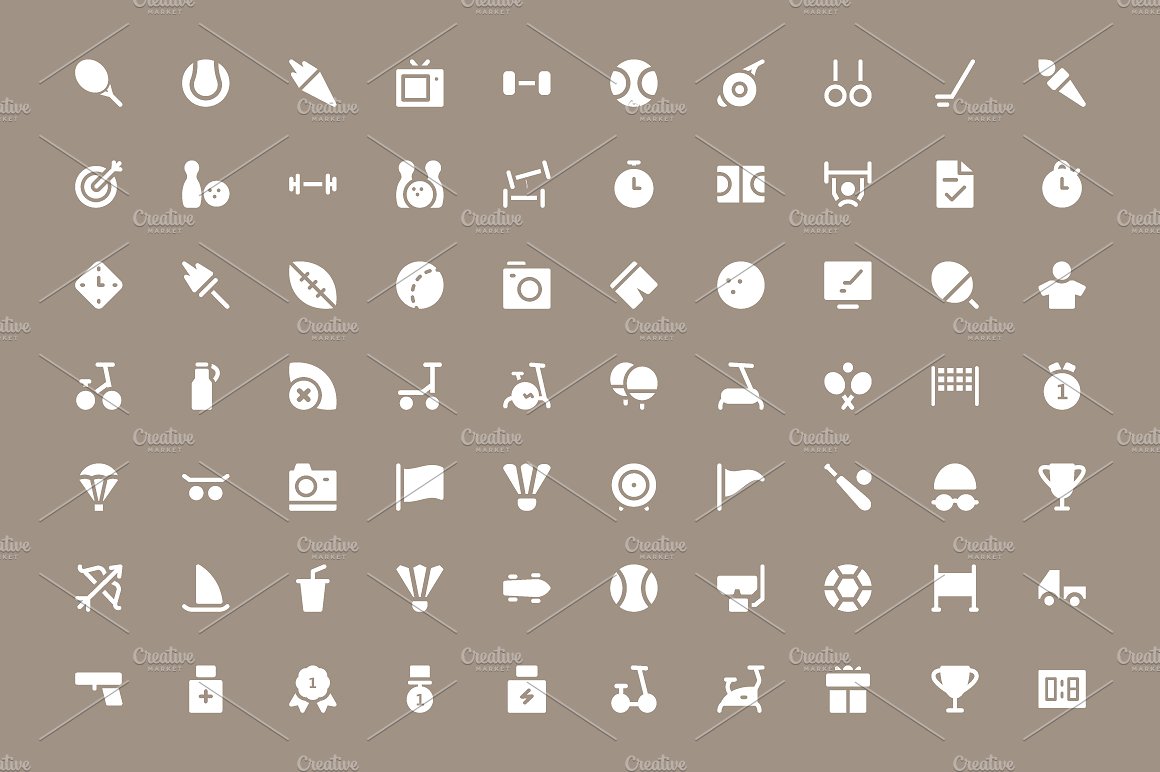 225 Sports Vector Icons