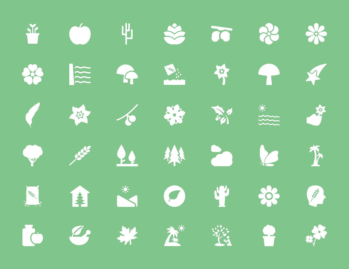 150 Nature Vector Icons