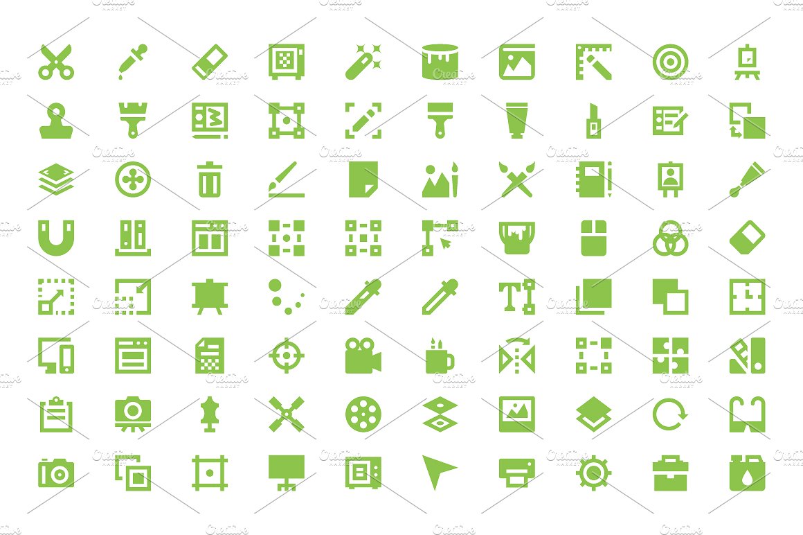 200 Material Design Icons