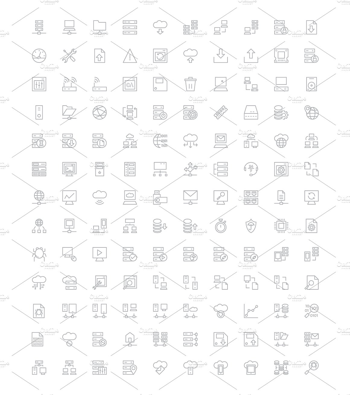 125 Database and Server Icons