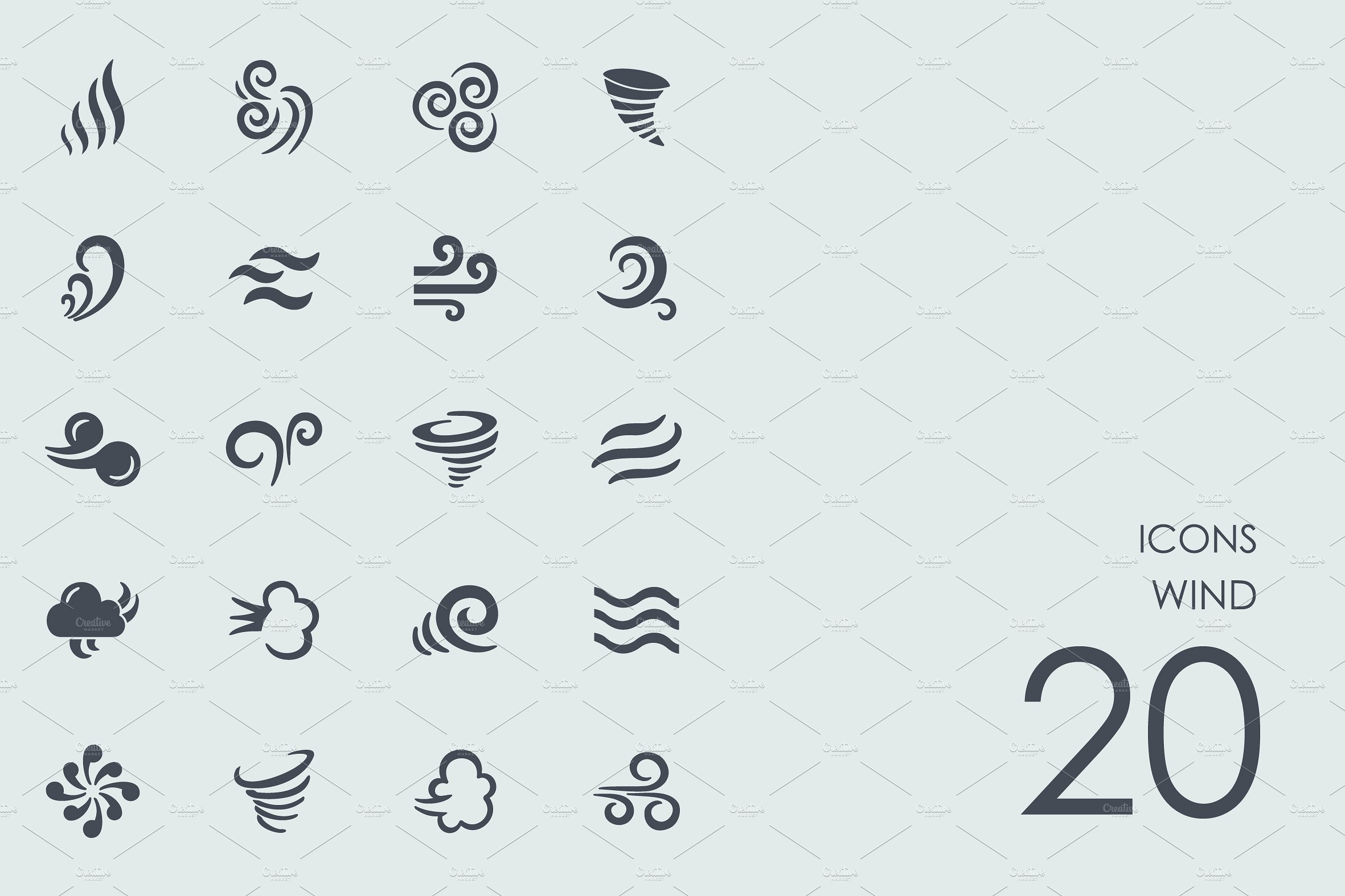 Wind icons