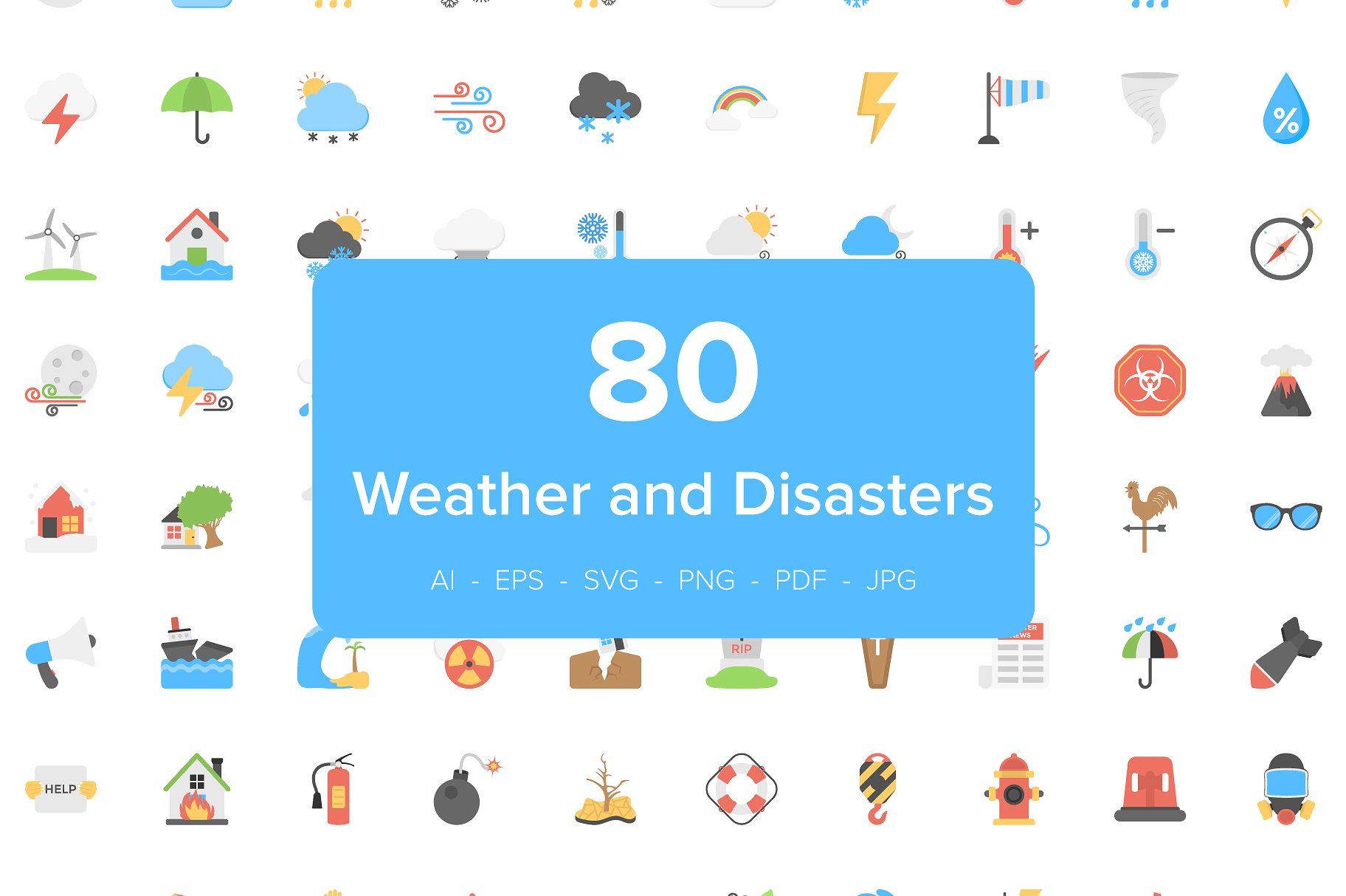 80 Disaster and Weather Flat I