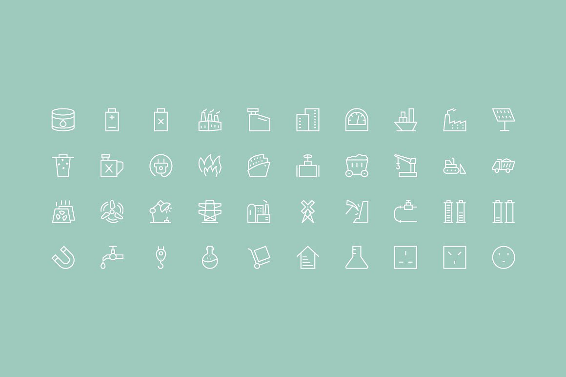 150 Energy Vector Icons