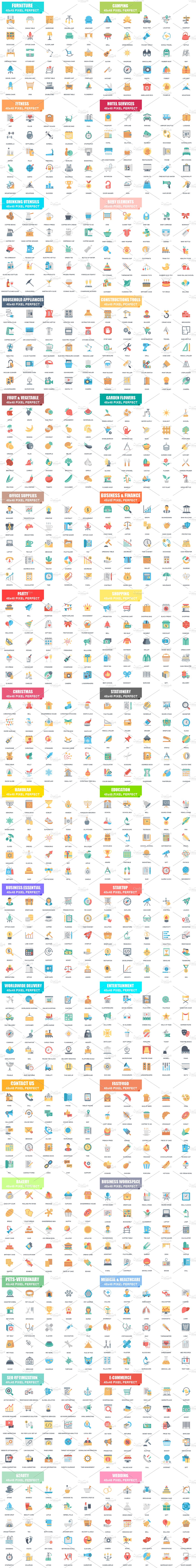 Business Flat Icons