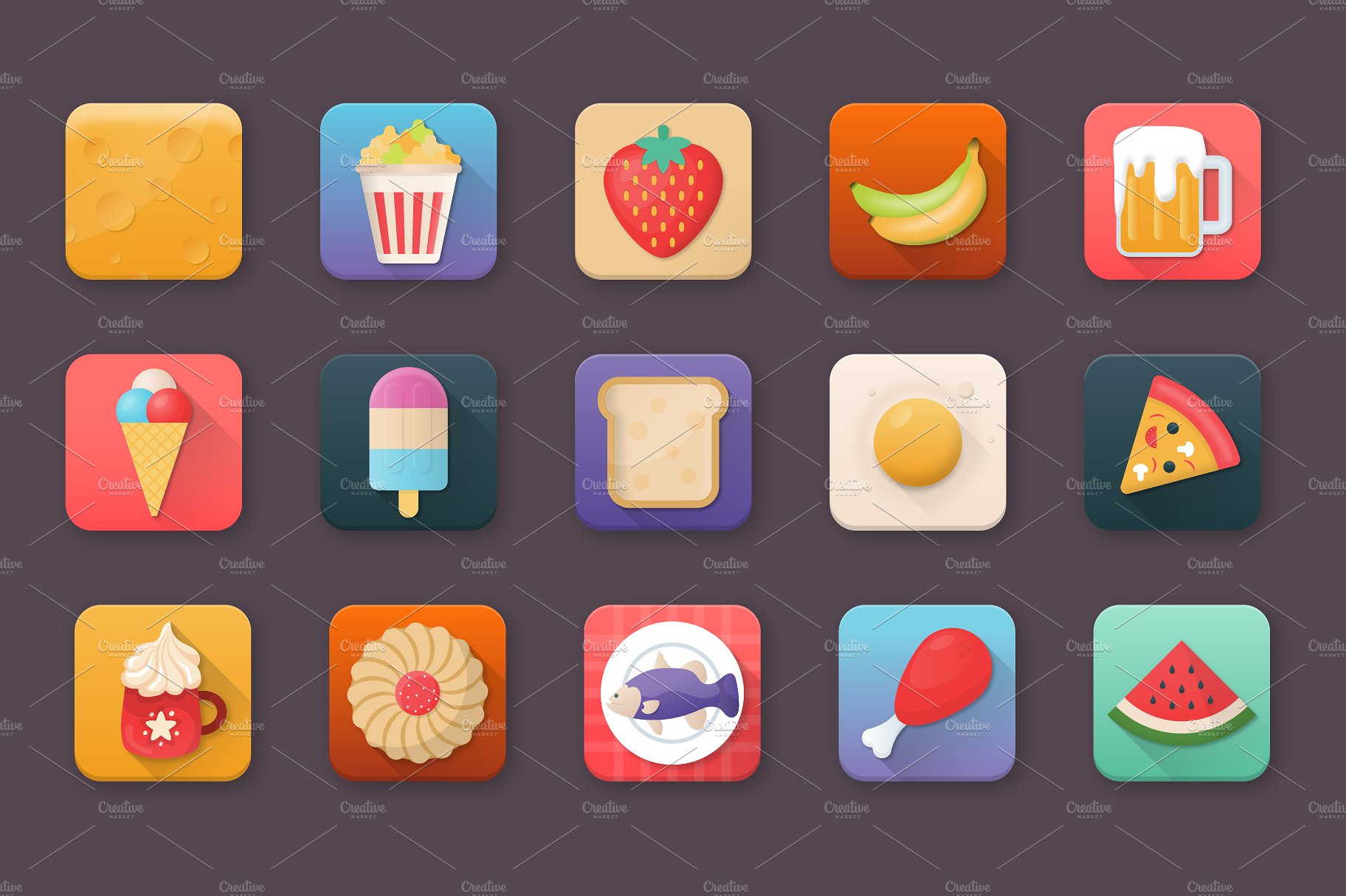 60 Food and Drinks App Icons