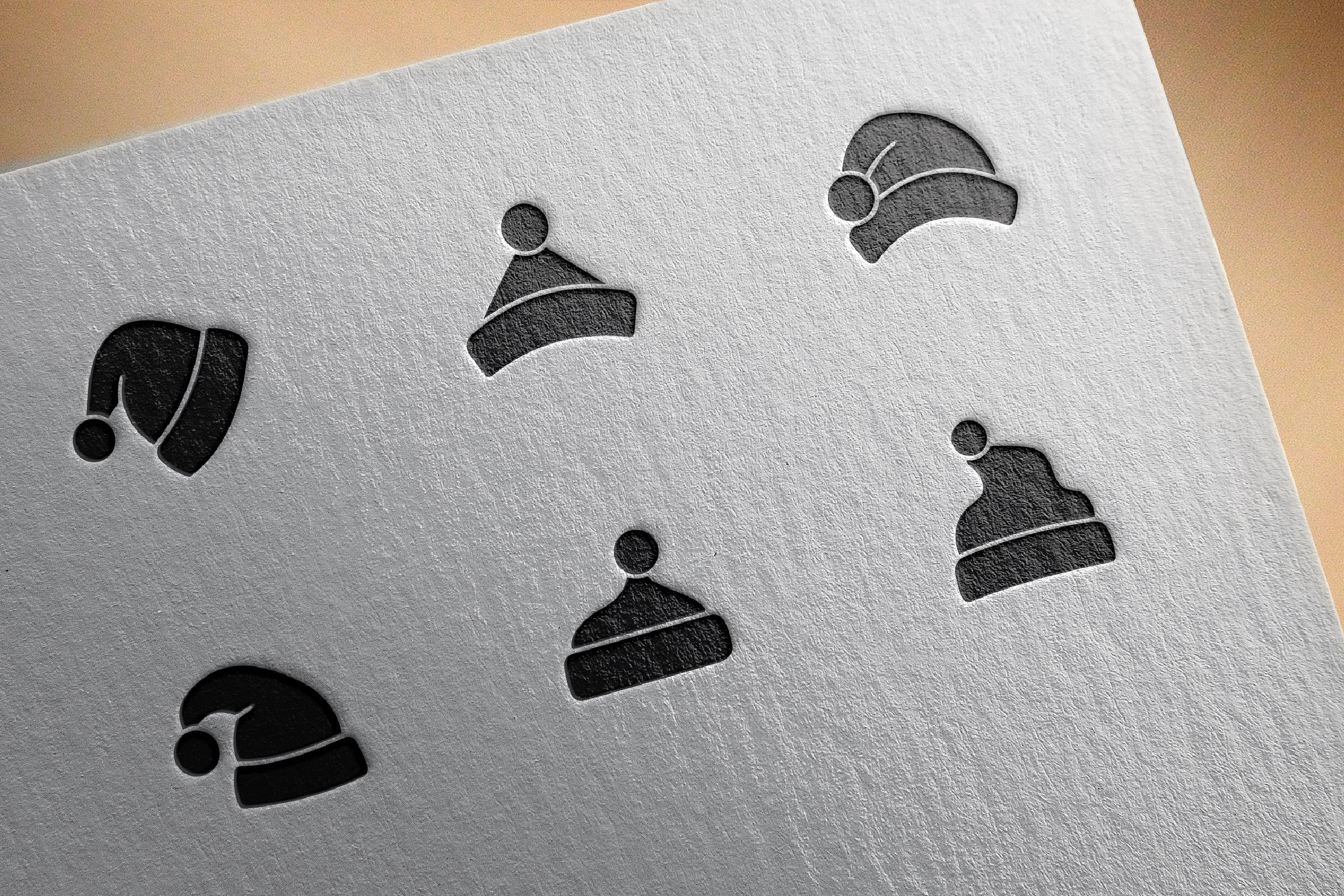 Santa hat icons