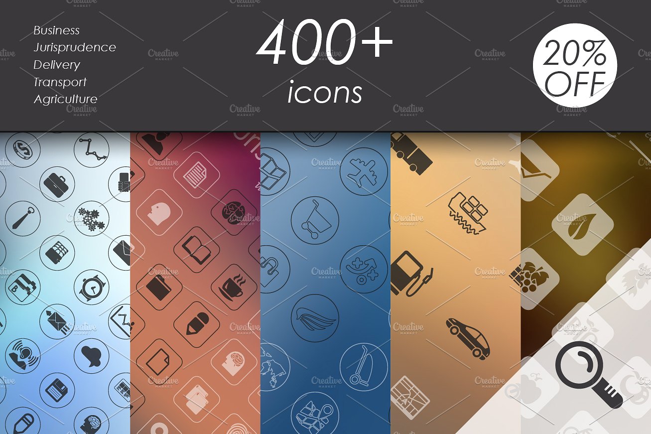 400 vector icons