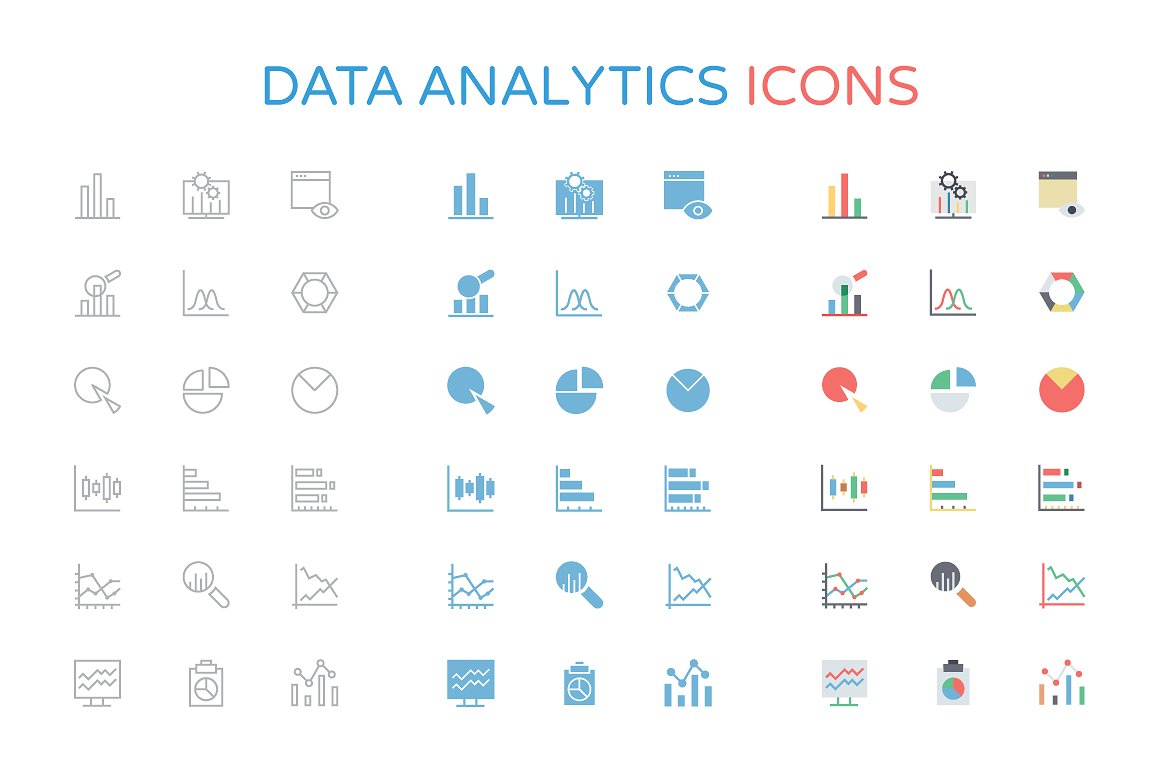 Data Analytics Icons