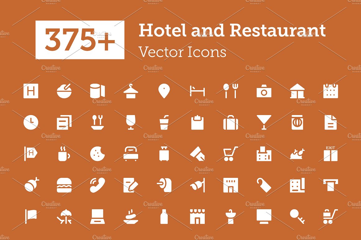 375 Hotel and Restaurant Icon