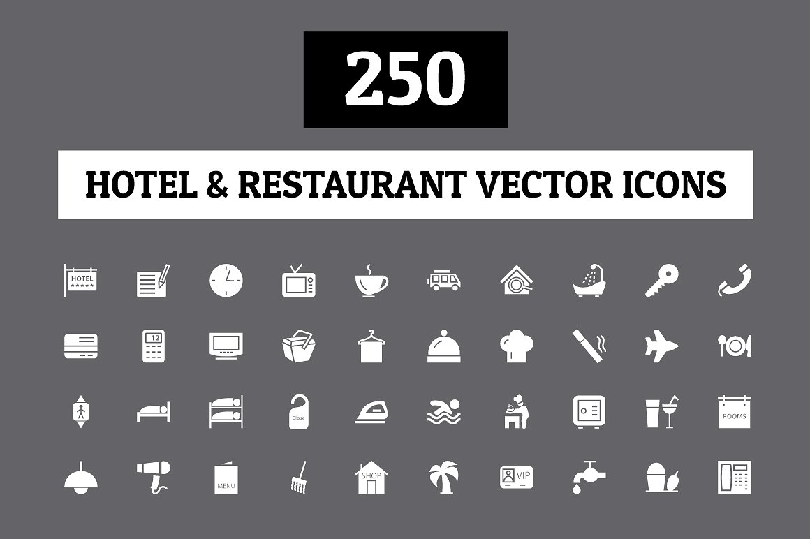 250 Hotel and Restaurant Vecto