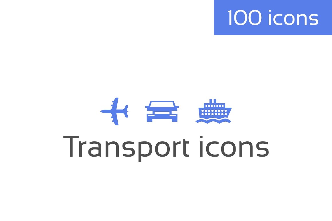 Transport icons