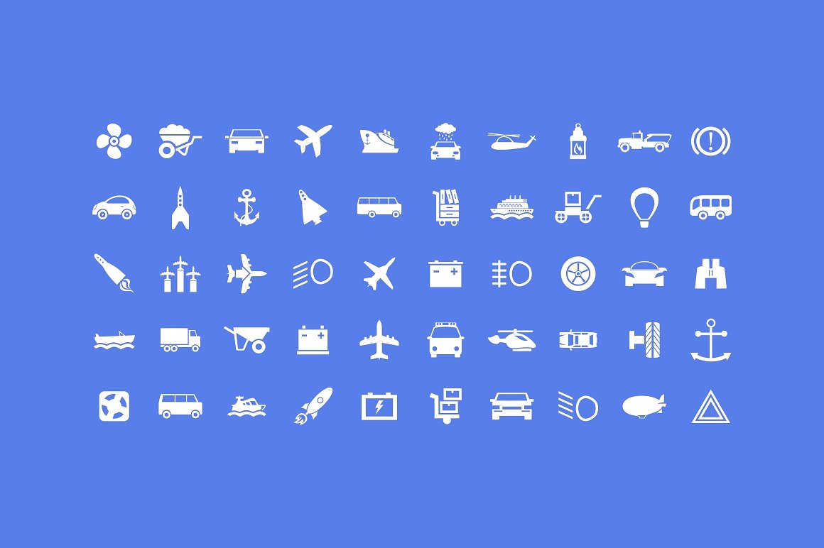 Transport icons