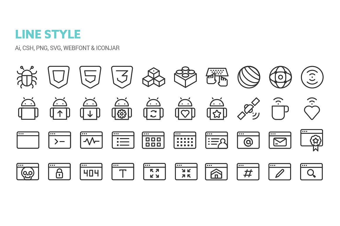 Web Dev Icons