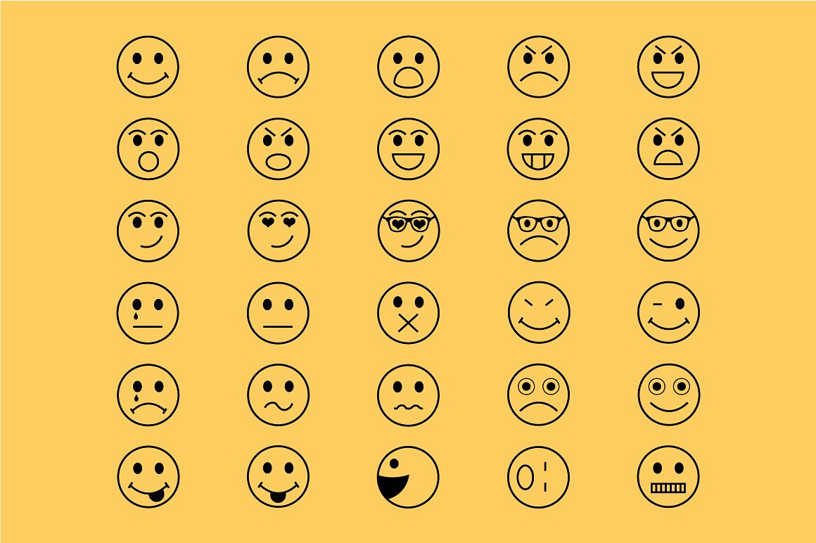 Smiley Vector Icons