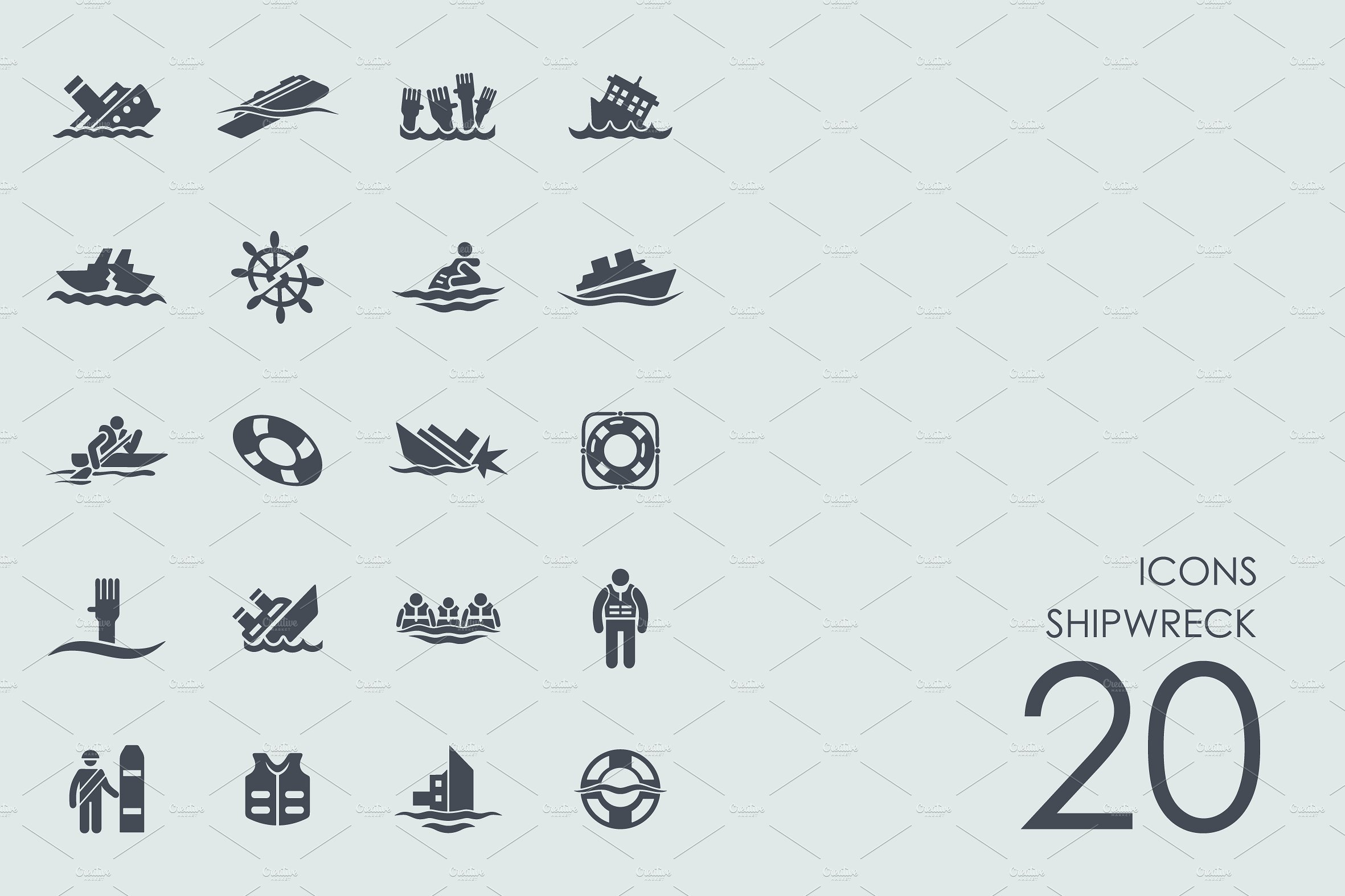 Shipwreck icons