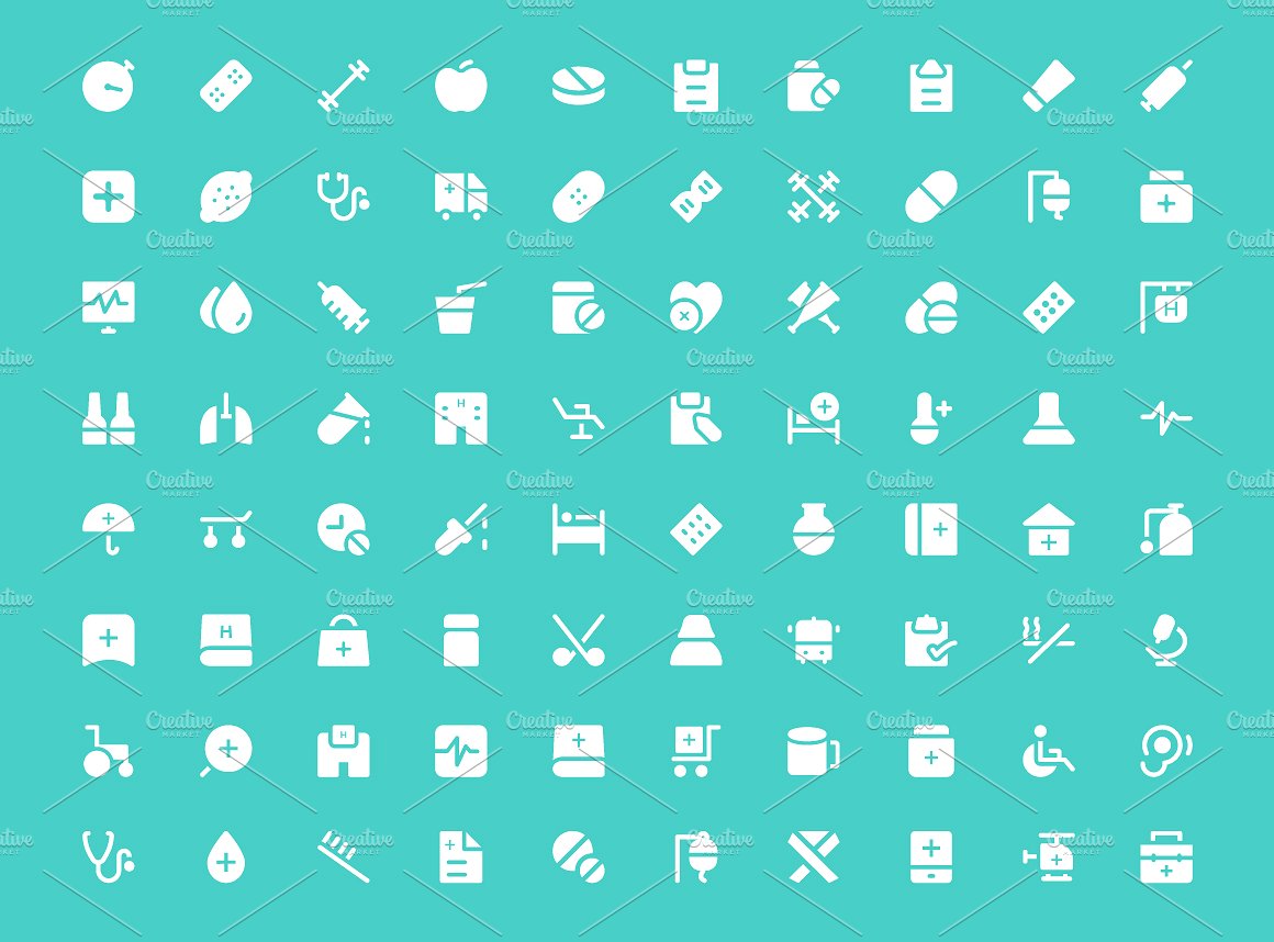 200 Medical and Health Vector