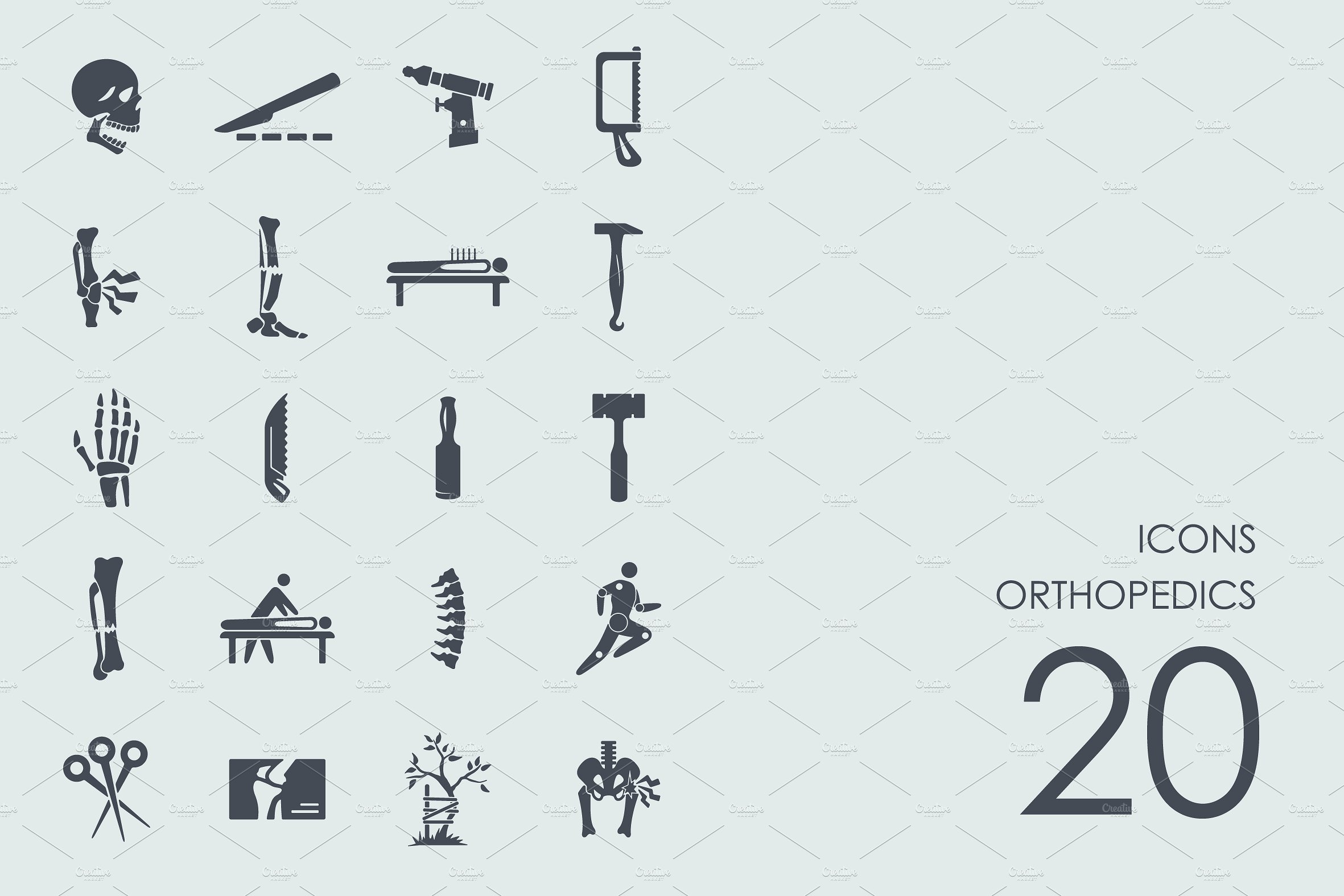 Orthopedics icons