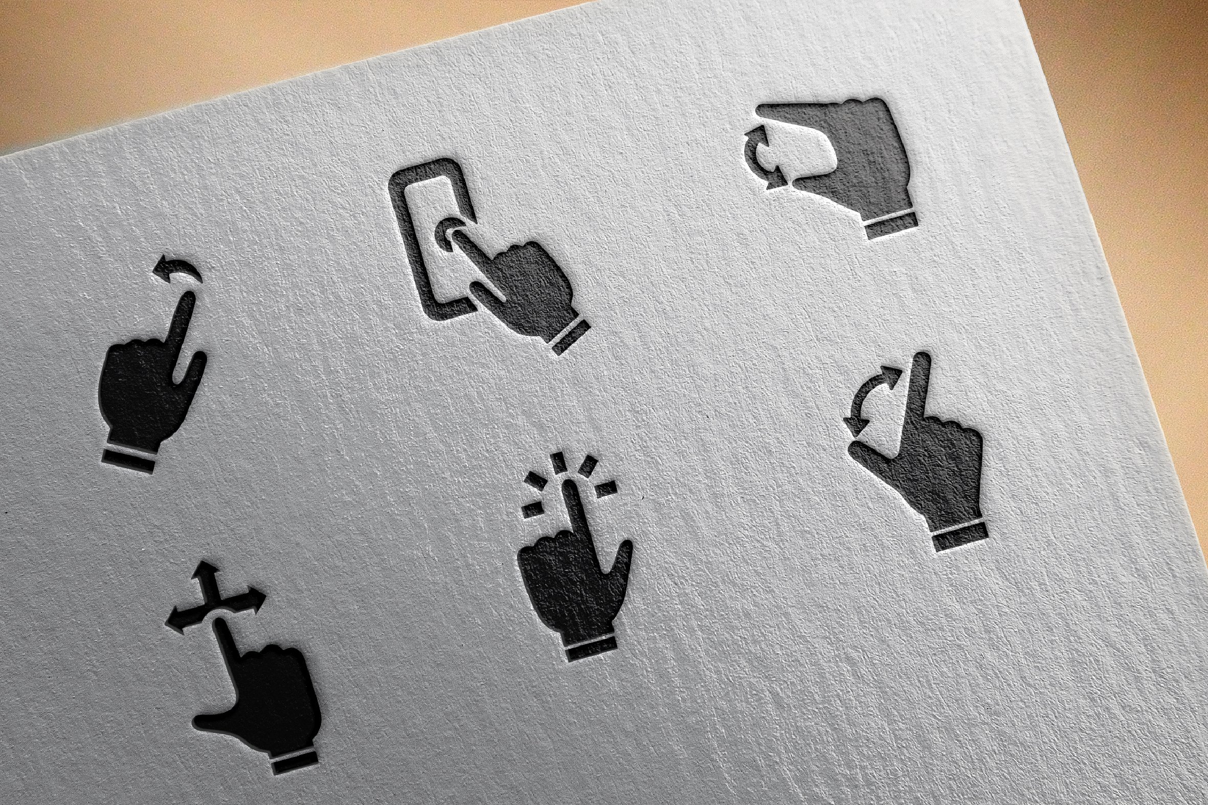 Gestures icons