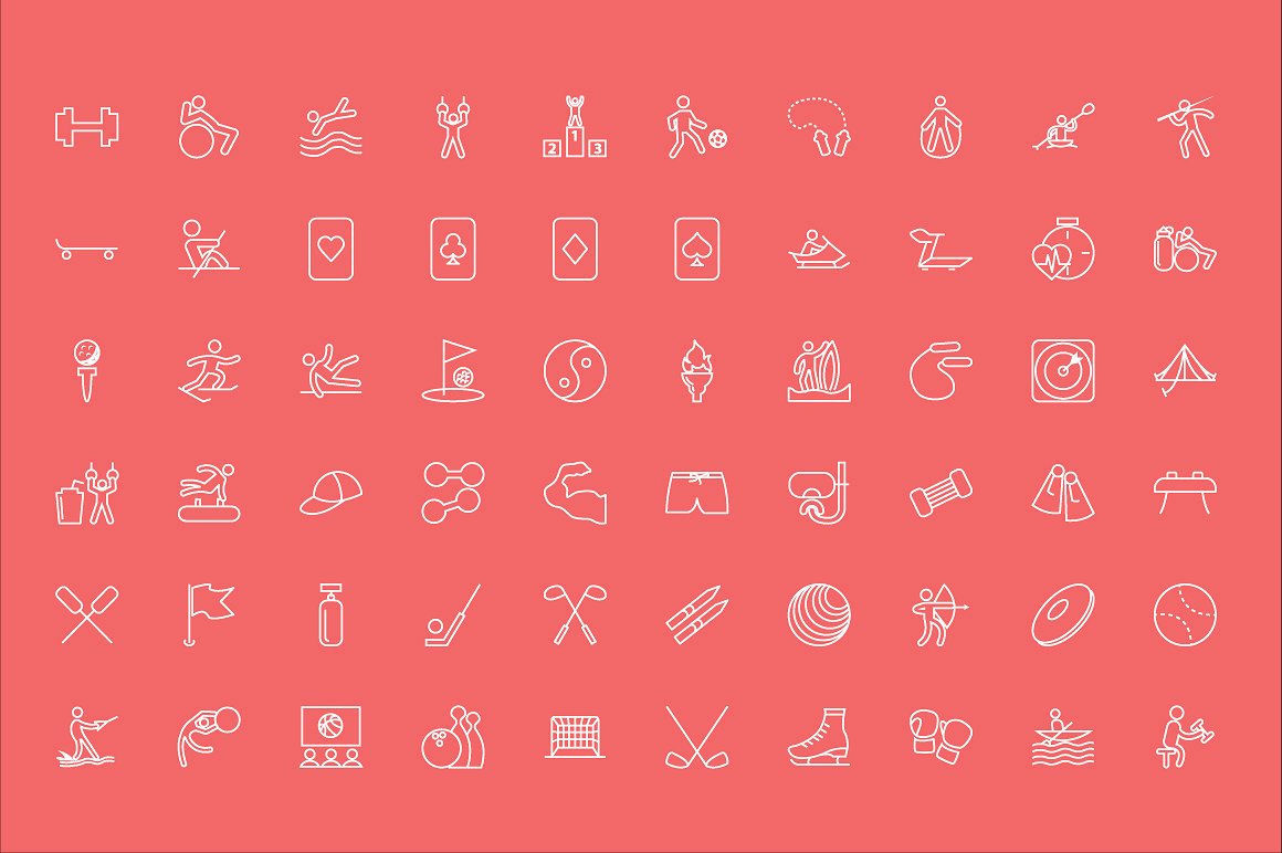 150 Sports Vector Icons