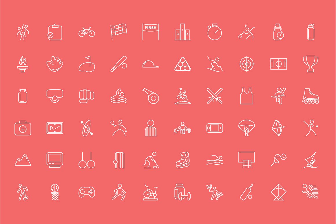 150 Sports Vector Icons