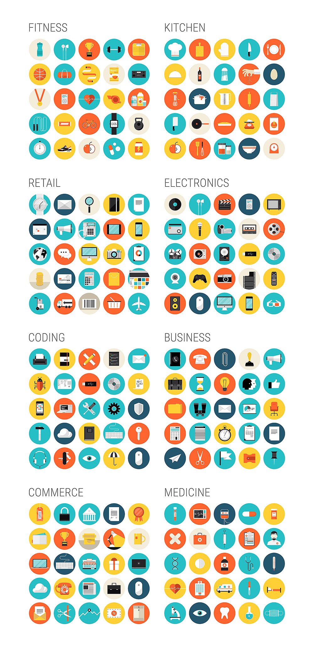 Brighty Flat Icons