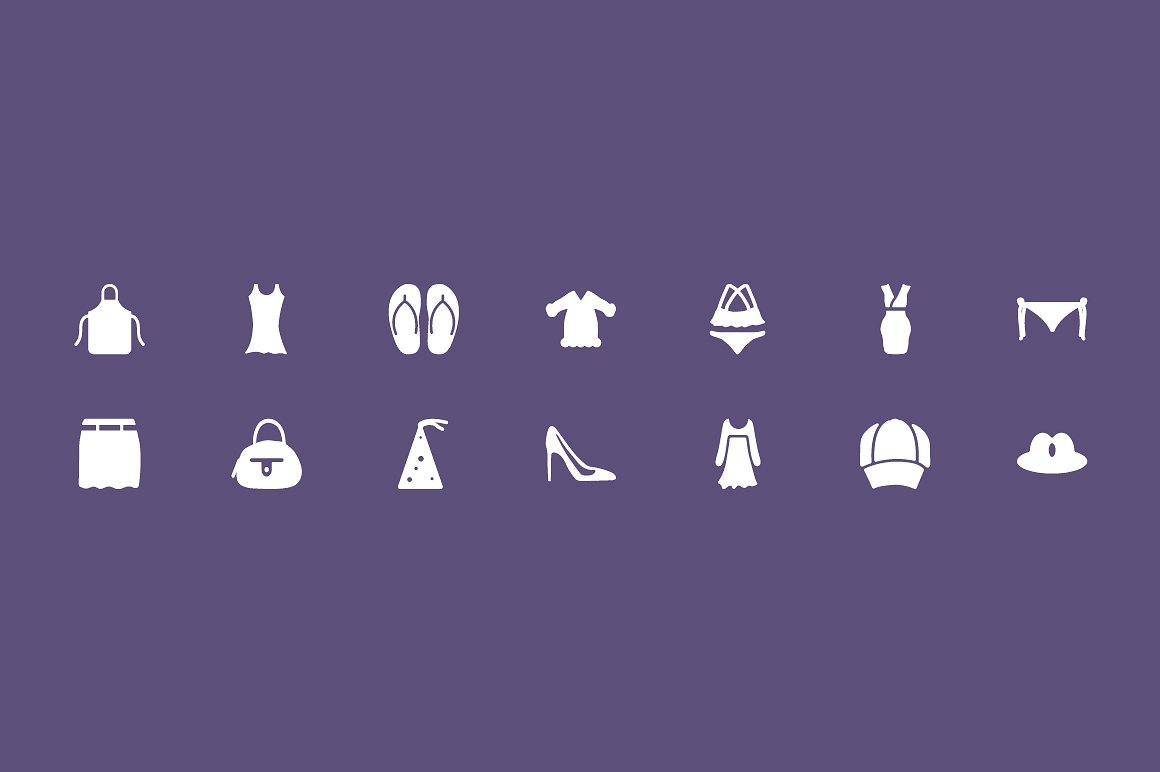 125 Fashion Vector Icons