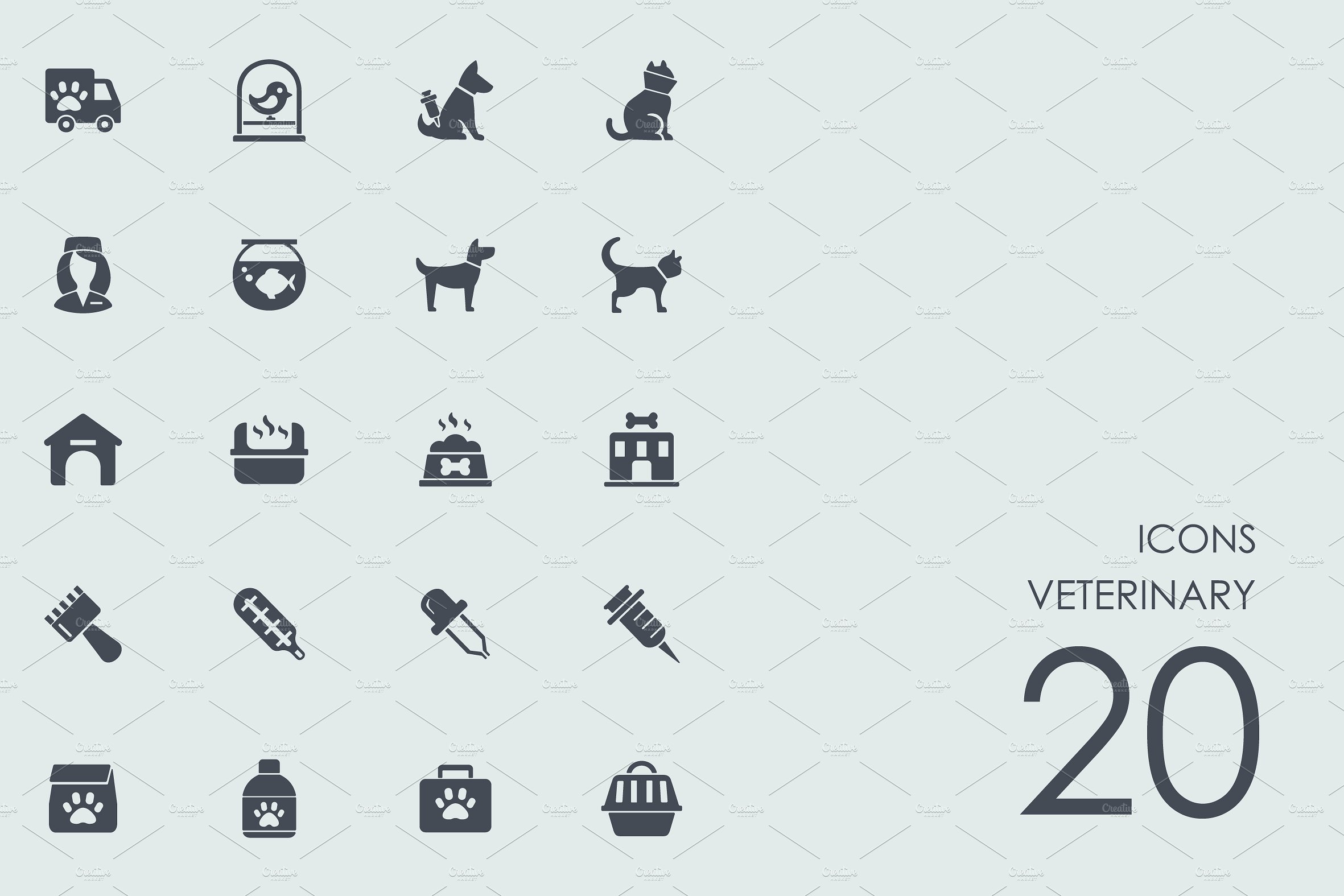 Veterinary icons