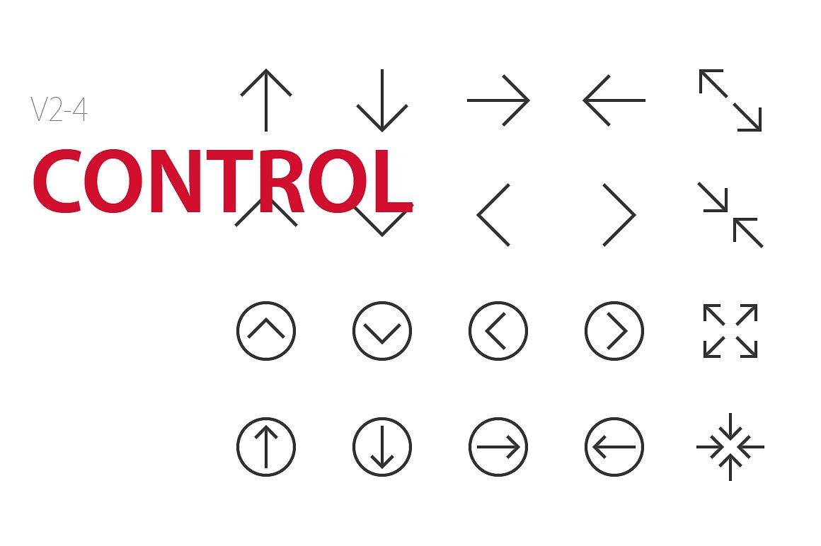 80 Control UI icons