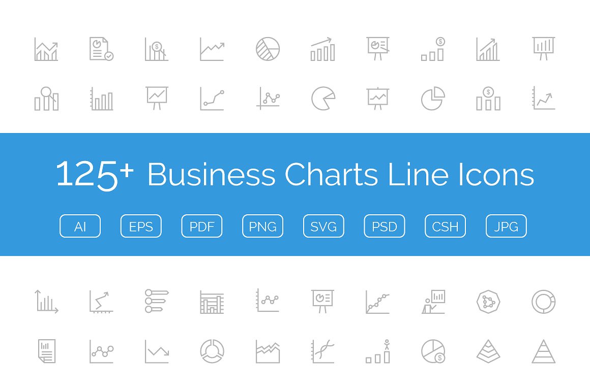 125 Business Charts Line Icon