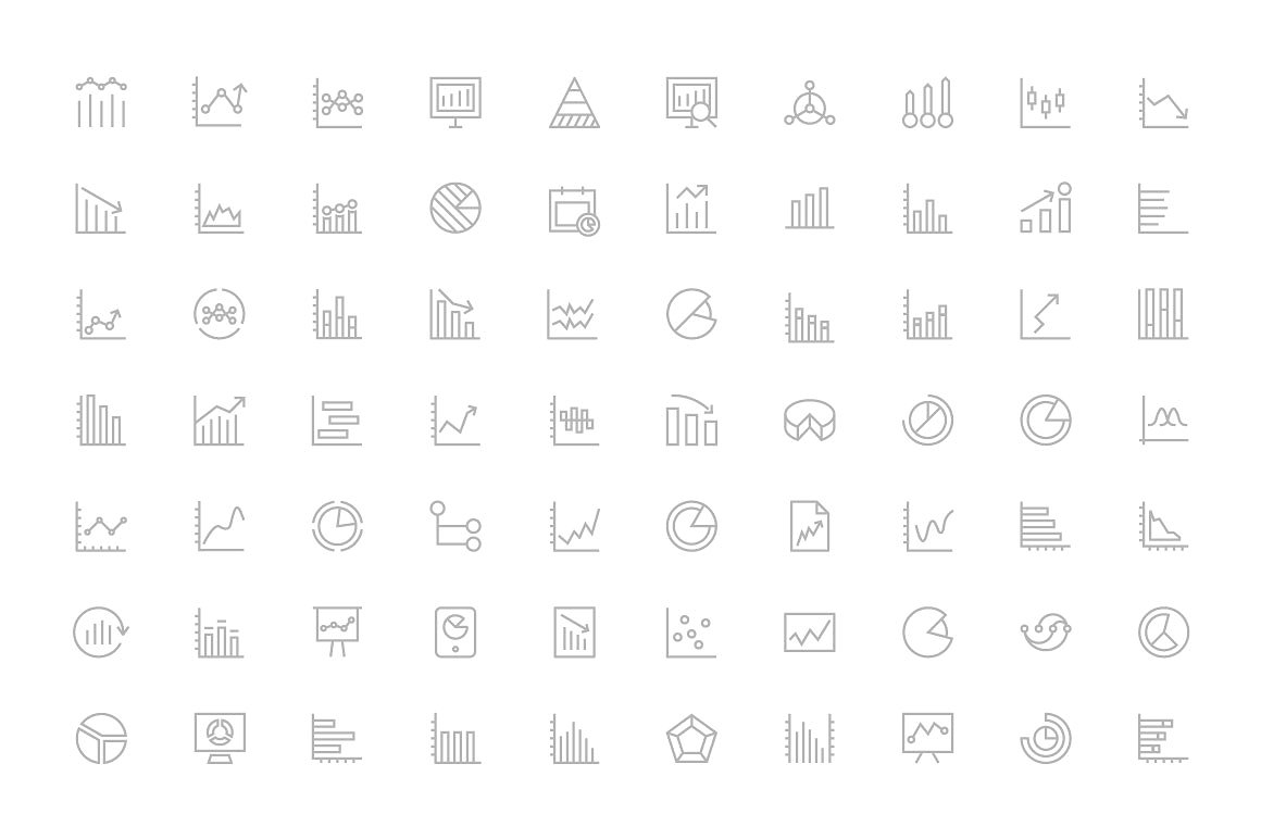 125 Business Charts Line Icon