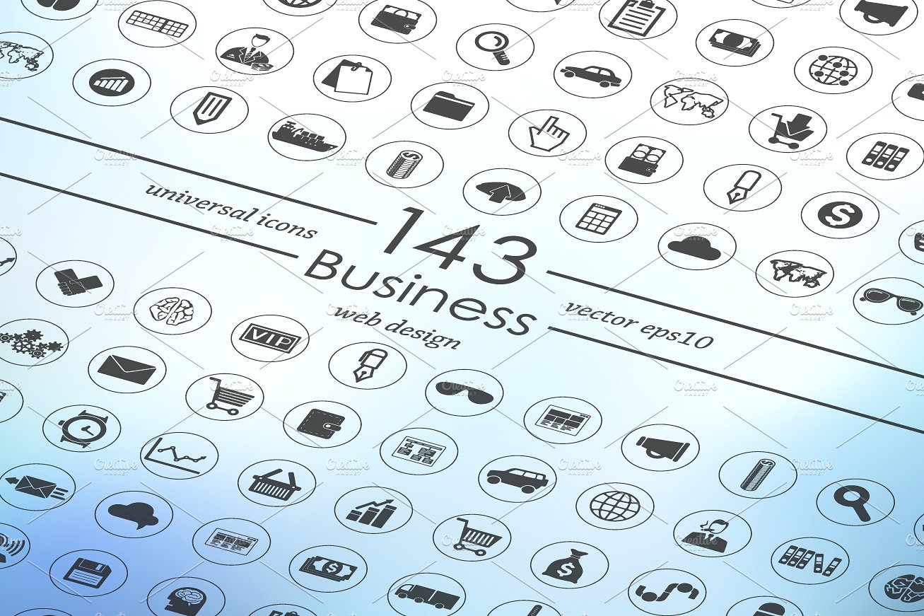 143 BUSINESS icons