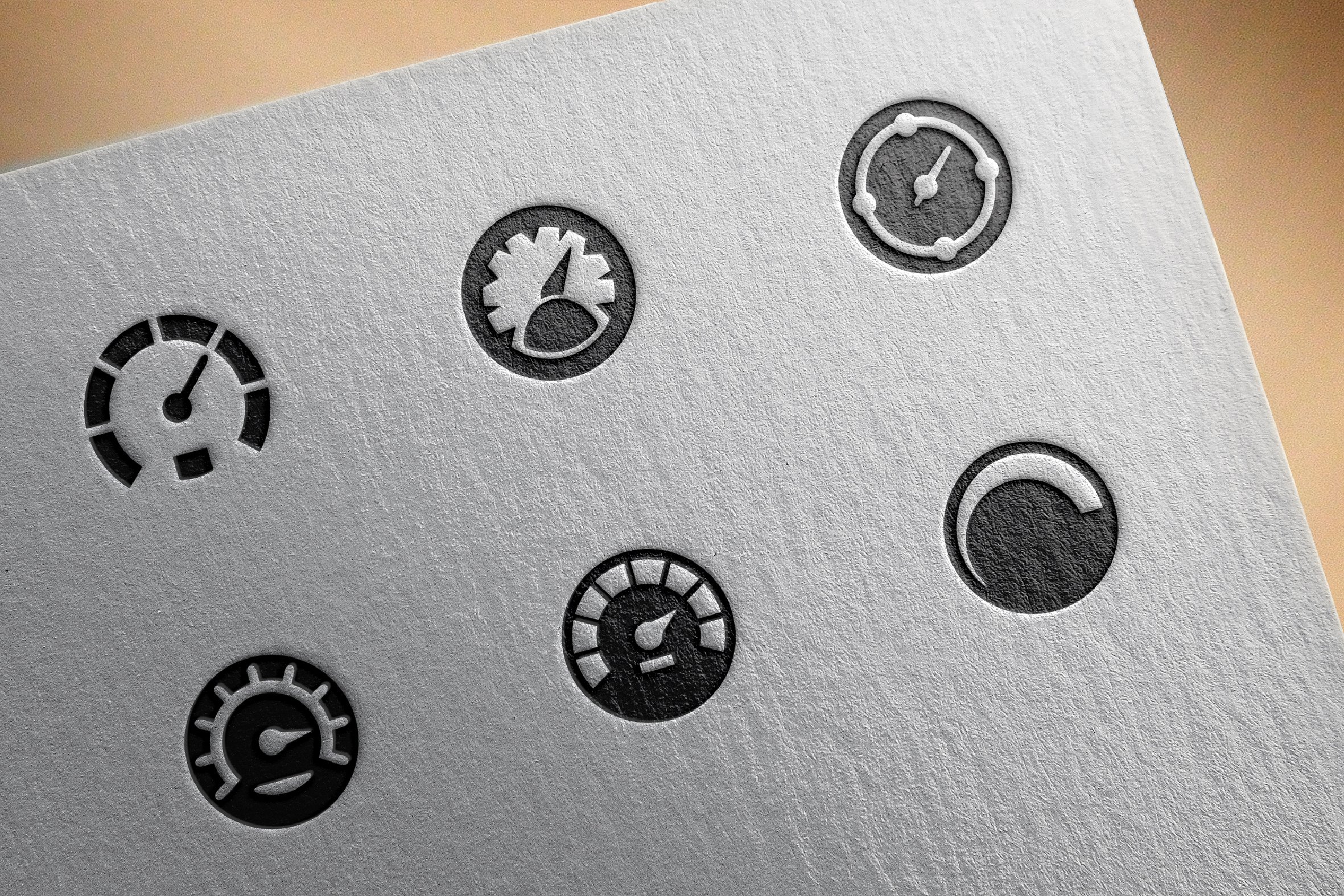 Speedometer icons